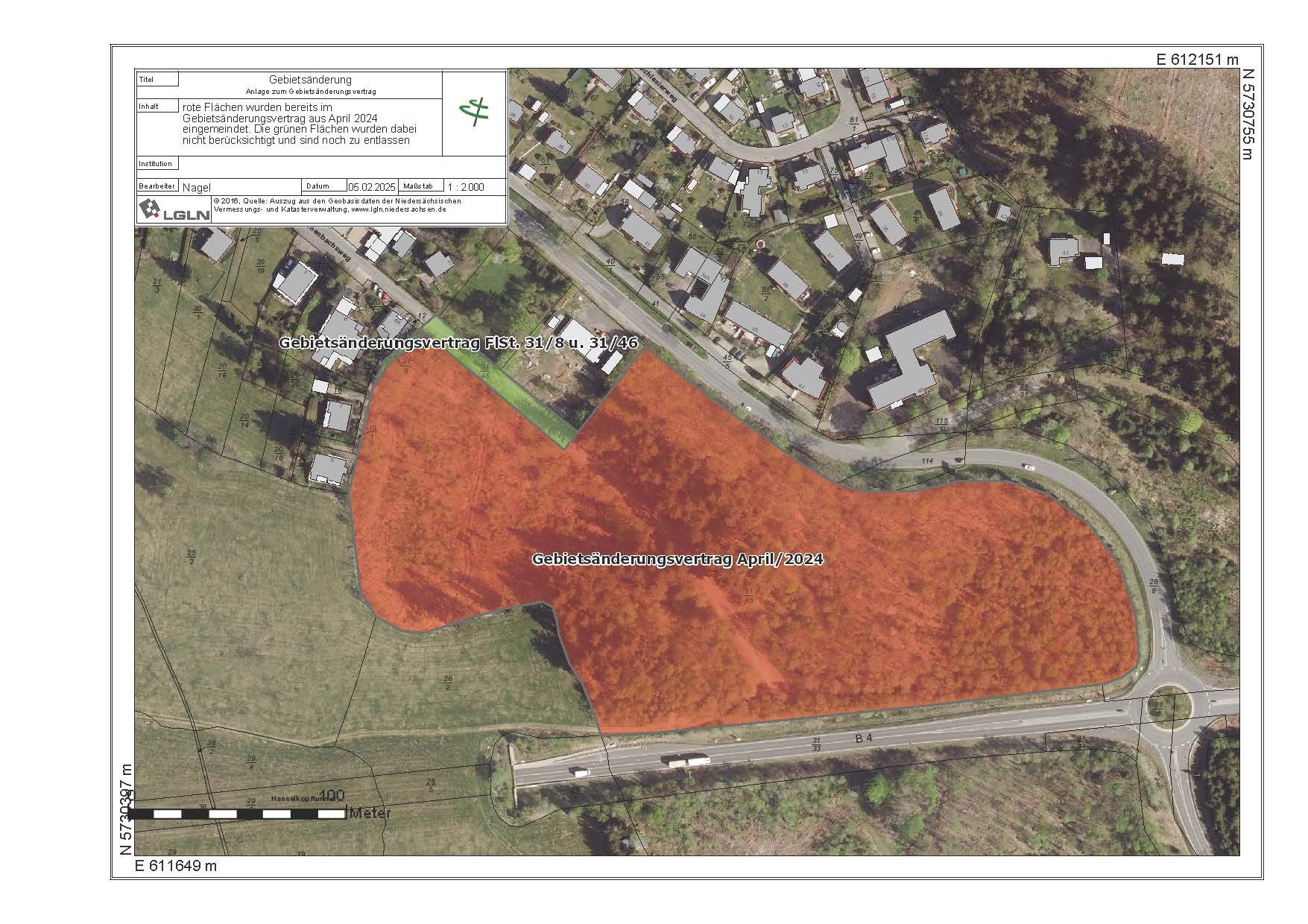 Eingemeindung Brunnenbachsweg