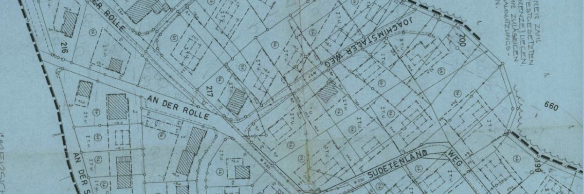 Ausschnitt aus dem Bebauungsplan St. Andreasberg